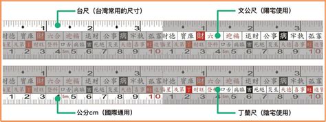 文公尺上下紅字